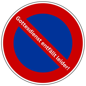 Gottesdienst entfällt