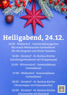 Heiligabendgottesdienste 2025