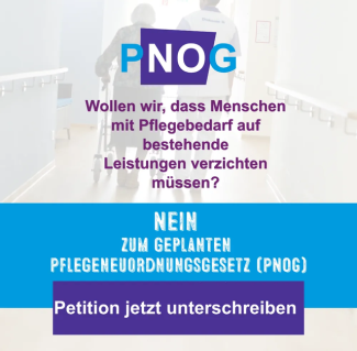 Nein zum Pflegeneuordnungsgesetz (PNOG) 