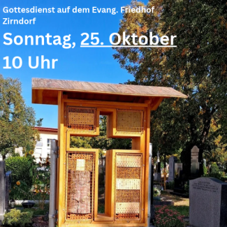 Gottesdienst auf dem Friedhof