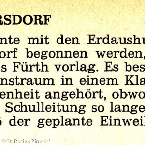 Artikel aus dem Gemeindebrief 1975
